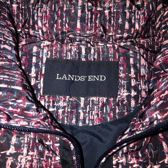 NWOT Lands’ End Purple and Pink Vest Size Small - Picture 2 of 4
